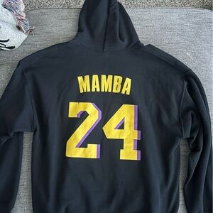 GOD IS DOPE Kobe Bryant “Black Mamba” Hoodie, Size XL